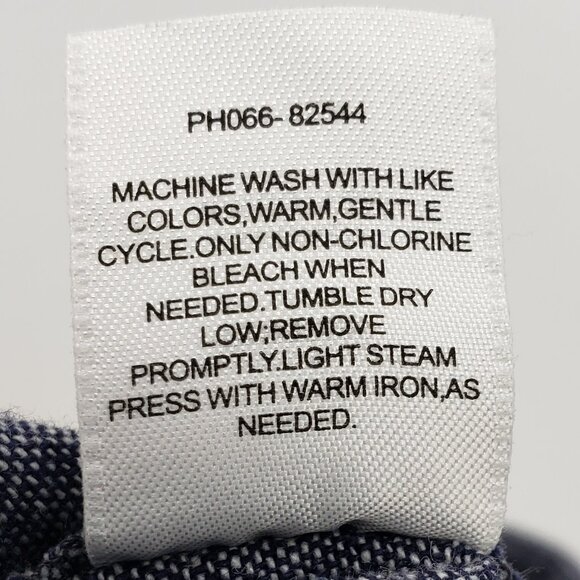 Pendleton Linen Blend Pants Women's 4 Petite Blue Woven Office Work Trousers - Picture 8 of 8